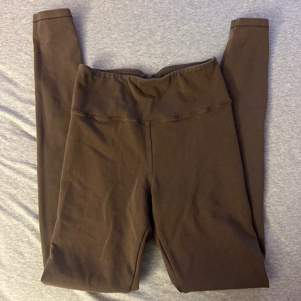 SKIMS Chocolate Brown Leggings